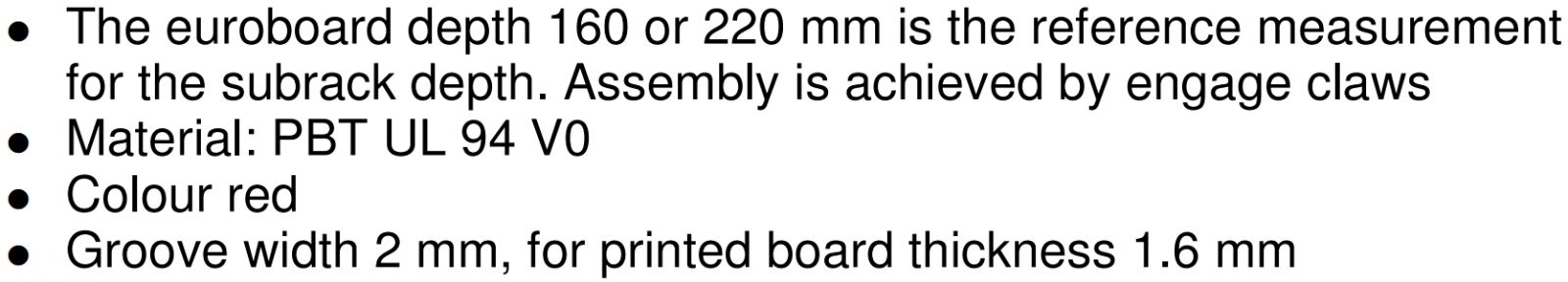 מוביל מסילה למארזים 19 אינץ SCHROFF